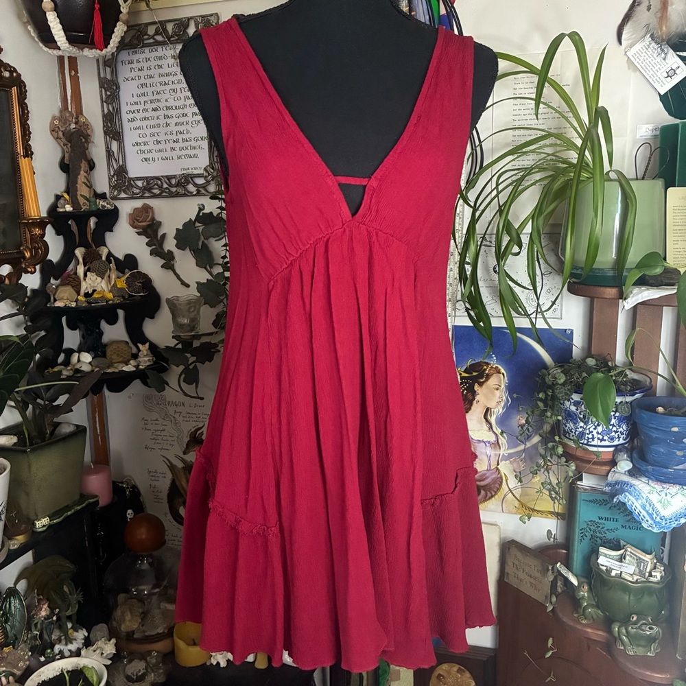 Millibon Red Mini Dress
